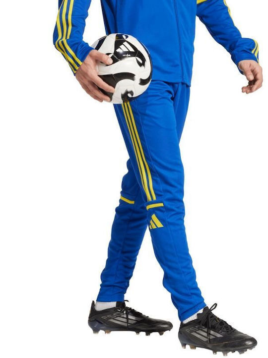 Squadra Sweatpants Glossy without Elastic Blue And Yellow