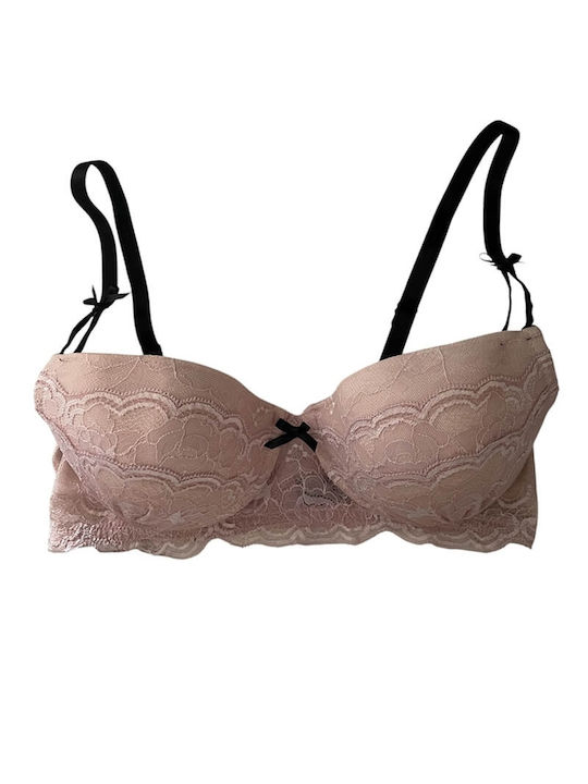 Lida Balconette Balconette Bra Beige Powder