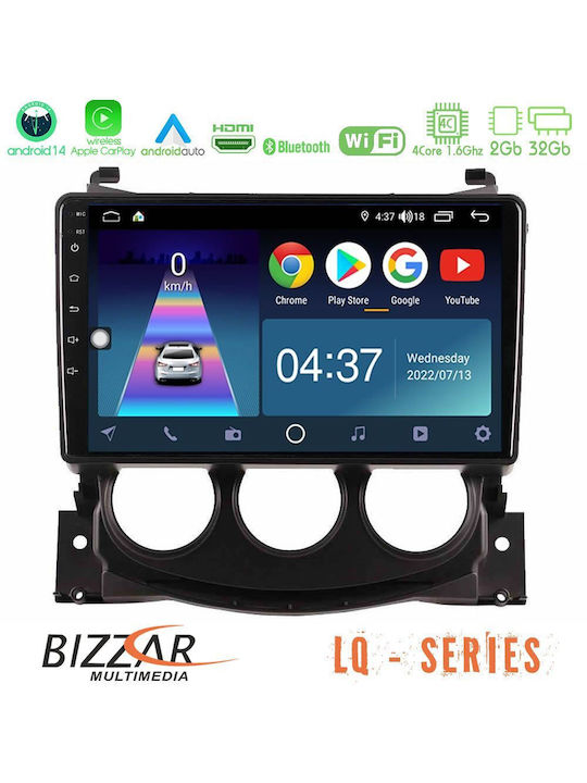 Bizzar Auto-Audiosystem für Nissan 370Z 2009-2013 (Bluetooth/USB/WiFi/GPS/Apple-Carplay/Android-Auto)