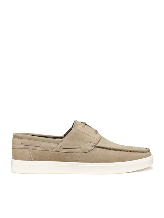 Geox U Avola B Suede Ανδρικά Μοκασίνια σε Μπεζ ...