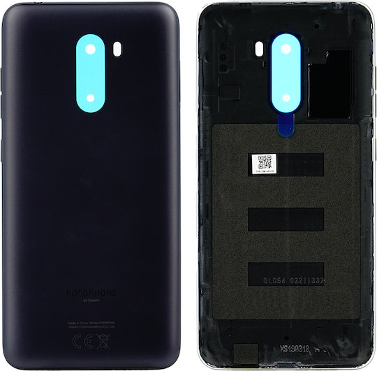 Γνήσιο Καπάκι Μπαταρίας Xiaomi Pocophone F1 Black Service Pack 560120030033