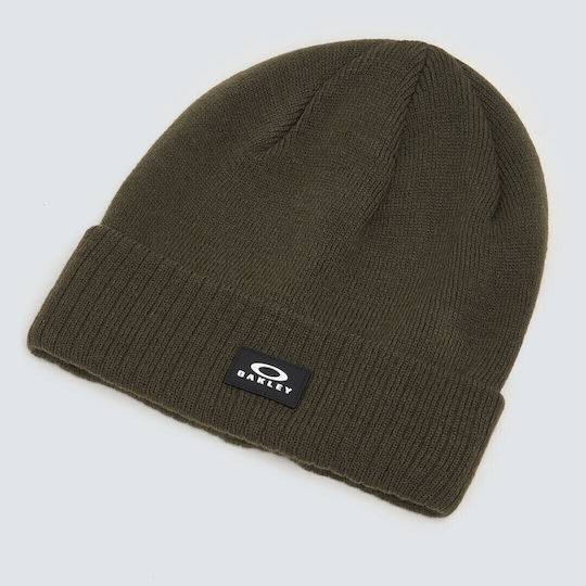 Beanie Ribbed 2.0 Beanie Unisex Σκούφος Πλεκτός σε Χακί χρώμα
