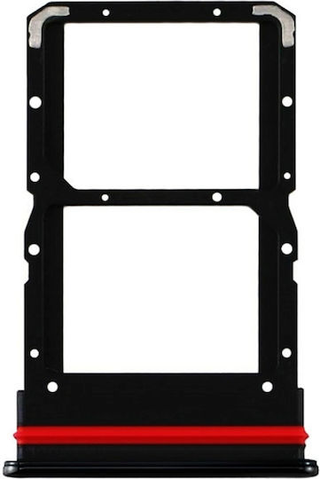 Υποδοχή Κάρτας Dual Sim Tray Xiaomi Mi Note 10 Lite Μαύρο