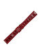 KOSTELO Lederriemen Burgundisch 18mm