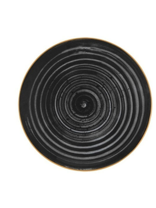 Dot Πιάτο Ρηχό από Πορσελάνη Γκρι με Διάμετρο 20cm