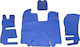 King Interior Set of Front and Rear Mats 4pcs for Scania R 2013-2016 Blue