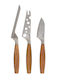 Boska Holland Oslo Cheese Knives from Stainless Steel 3 Pieces