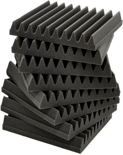 Panouri Fonoabsorbante Din Spumă Cu Profil De Pană Polyfon 30 X 30 X 5cm 8buc
