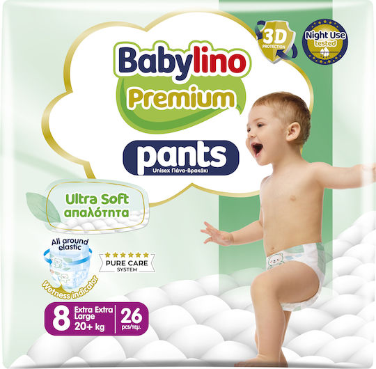 Babylino Diaper Pants Premium Pants XXL No. 8 for 20+kg 26pcs