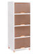 Costway Plastic Cutie de Depozitare cu Capac Maro 150lt 4buc