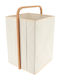Atmosphera Wäschekorb Bamboo 35,5x33x55cm Beiges