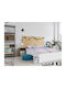 Heinner Duvet Cover Set Cotton Semi-double with Pillowcase & 1 Sheet 180x215 Blue