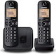 Panasonic KX-TGC252NLB Ασύρματο Τηλέφωνο Μαύρο