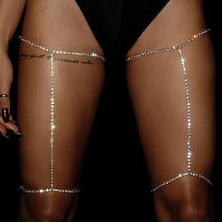 Fußschmuck Strass Körper Schmuck Silber Bj03 Haar Duty Hrd-bj03