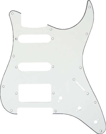 J.j Pgst20w White Black White Stratocaster Hss