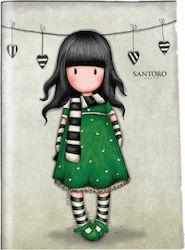 Santoro Ruled Notebook A4 Green