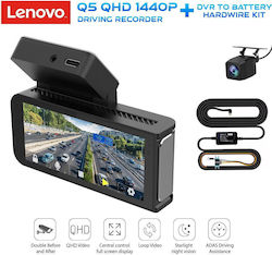Lenovo Σετ Κάμερα DVR Αυτοκινήτου 1440P Wi-Fi & Κάμερα Οπισθοπορείας