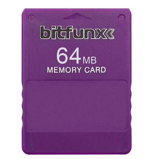 Sony Memory card for PS2 in Purple color