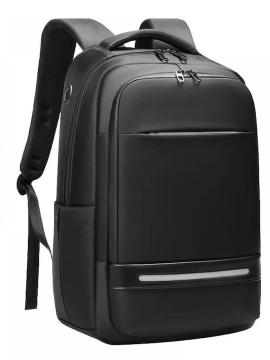 Rucsac pentru laptop de 15,6 inch Minglu 20-39l Port USB Impermeabil Anti-furt Suport pentru ochelari Orificiu pentru căști Dimensiuni 310 x 180 x 460 mm Negru