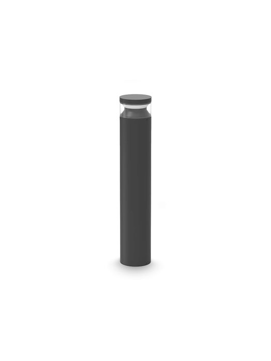 Ideal Lux Outdoor Floor Lamp Small Post LED 14W with Warm White Light IP65 Black