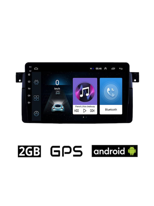 Sistem Audio Auto pentru BMW E46 / M3 / Magazin online 1998-2005 (Bluetooth/USB/WiFi/GPS/Apple-Carplay/Android-Auto) cu Ecran Tactil 9"