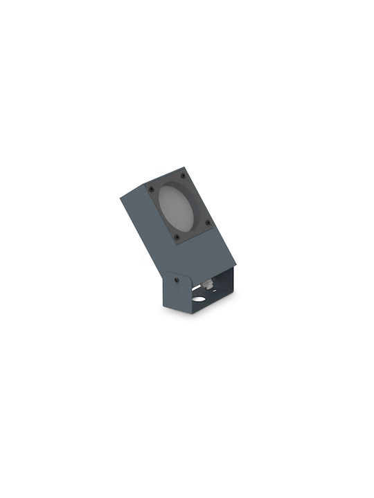 Ideal Lux Επιτοίχιος Εξωτερικός Προβολέας GX53 IP65 10x5x19εκ.