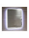 Inter Ceramic Icl 1799 Mirror Bathroom Led Lighting Touch Screen Clock Temperature Indicator Anti-fog System
