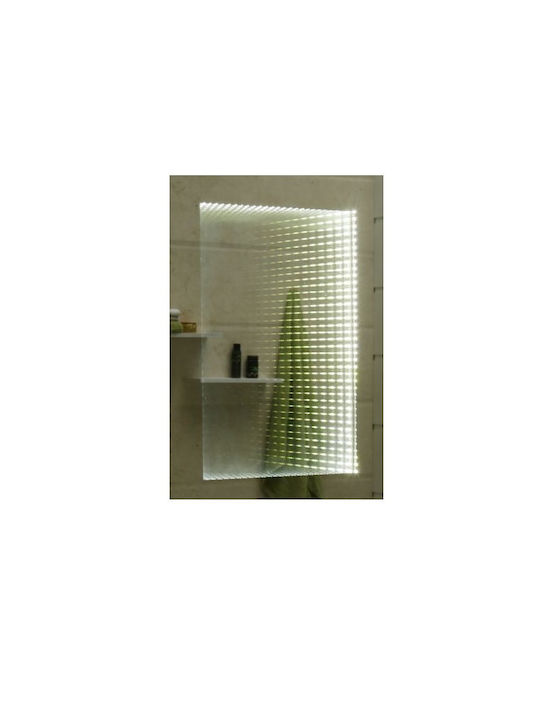 Oglindă Nouă Inter Ceramic Daria Icl 1718 cu Iluminare LED pentru Baie și Ecran Tactil