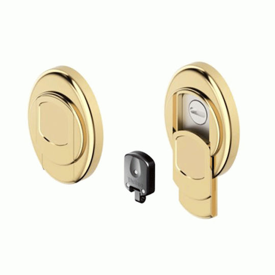 Disec Magnetic Defender Lock Armoured Door Gold