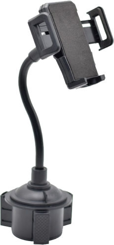 Car Mobile Mount with Adjustable Hooks Black