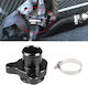 Car Water Pipe Joint Adapter Clamps 11537541992 BMW 335i Black