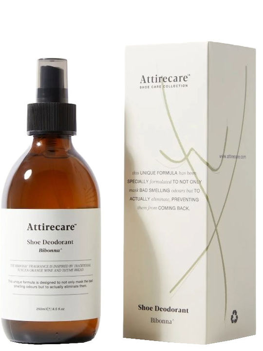 Natural Shoe Deodorizer Spray Attirecare Bibonna 250 Ml