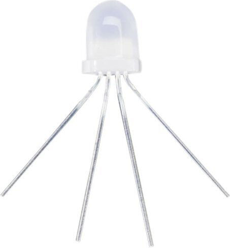 Adafruit Neopixel Diffus 5mm Durchsteck-LED 5er-Pack Mehrfarbig