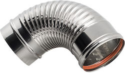 Γωνία Φ80 Inox 90°