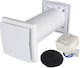 Mmotors Eco-fresh 01 Wall-mounted Ventilator Bathroom White