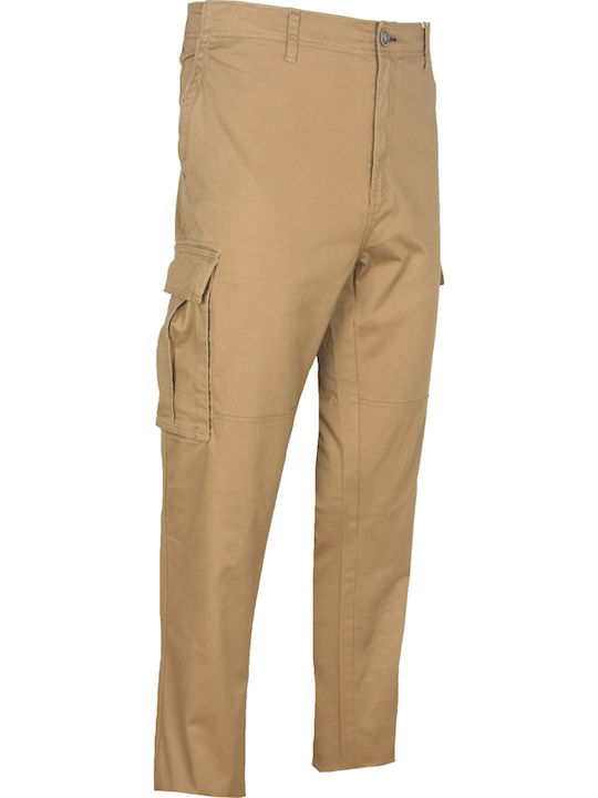 Hose Cargo Elastisch in Lockere Passform Tabac Brown