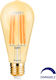 Braytron Λάμπα LED 6W για Ντουί E27 και Σχήμα ST64 Θερμό Λευκό Dimmable