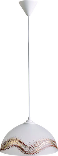 ArkoLight Lustră Maro cu Dulie E27 30x30cm.