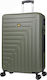 CAT Rockford Medium Hard Khaki Travel Suitcase with 4 Wheels Height 67.5cm