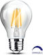 Braytron Λάμπα LED 8W για Ντουί E27 και Σχήμα A60 Θερμό Λευκό Dimmable