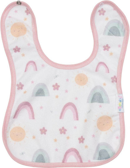Kamtex Baby Αδιάβροχη Σαλιάρα Πλαστική Σαπιο Μηλο