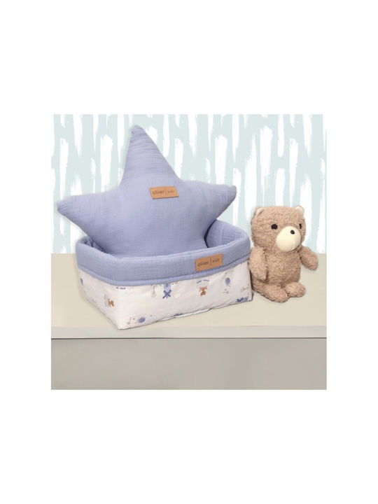 Baby Oliver Crib Decorative Pillow Star Blue 37...