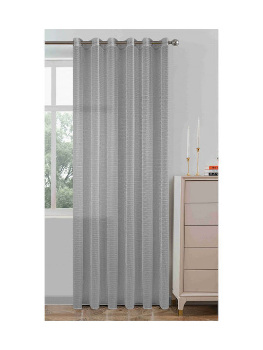 ForHome Vorhang mit Grommets Grau 270x295cm