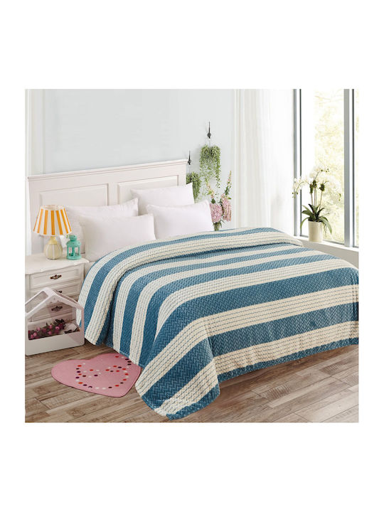 ForHome Κουβέρτα Fleece Υπέρδιπλη 220x240εκ. Γα...