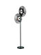 ArkoLight Lampa de podea cu Soclu pentru Bec E27 Negru