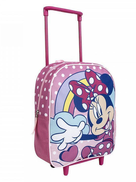 Cerda Minnie Mouse Σχολική Τσάντα Πλάτης Δημοτικού Ροζ