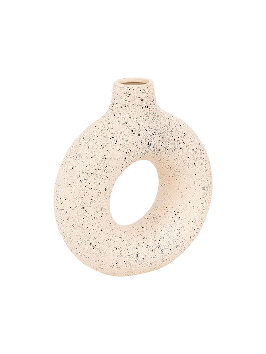 Pakketo Vază Decorativă Ceramică Circkly Alb 27x9.5x30cm 1buc