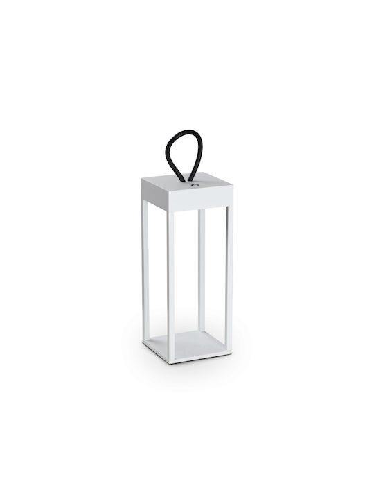 Ideal Lux Διακοσμητικό Φωτιστικό LED Θερμό Λευκό 3000K Φαναράκι 12x30εκ.