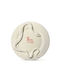 Incartato Ceramics The Forbidden Collection Dekorative Platte Rund Keramik Ecru 1Stück 28x28cm