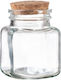Glasflasche mit Korken Transparent 90ml 5,3x6,7cm 1Stk